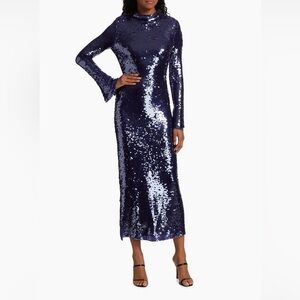 Self Portrait Sequin Midi NWT- with a small alteration